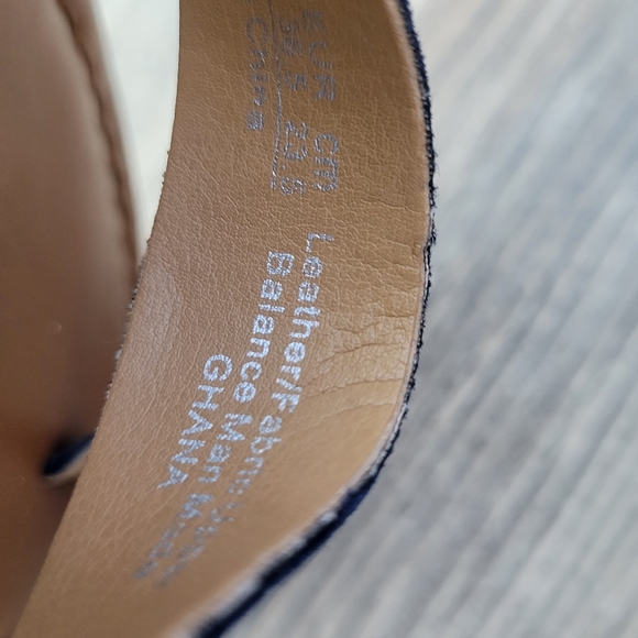 Franco Sarto Sandals Size 6.5 Blue - Picture 5 of 6